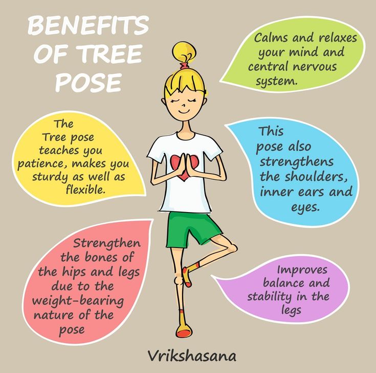 benefits of tree pose image